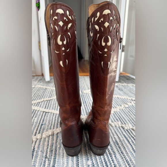 Ariat Hacienda Leather Boots - Picture 6 of 16
